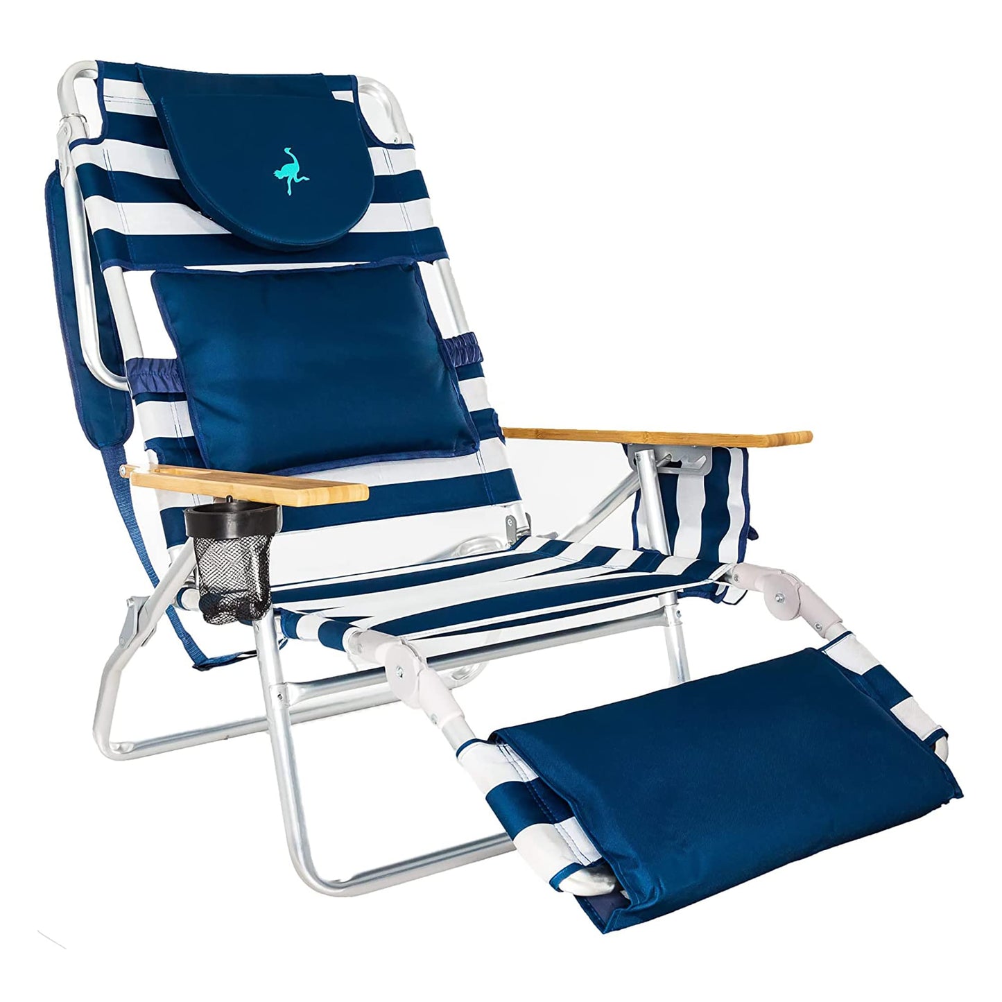 Chaise autruche de luxe 3 en 1: Confort et polyvalence 🏖️🌟