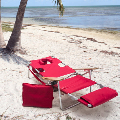 Chaise autruche de luxe 3 en 1: Confort et polyvalence 🏖️🌟