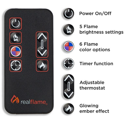 🔥 RealFlame® Cheminée Électrique – Chaleur et Style pour Votre Intérieur !